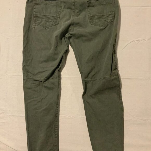Southpole Jeans Mens 40x31 Olive Regular Fit Thrashed Destroyed (Tag:42x34) - Picture 4 of 9
